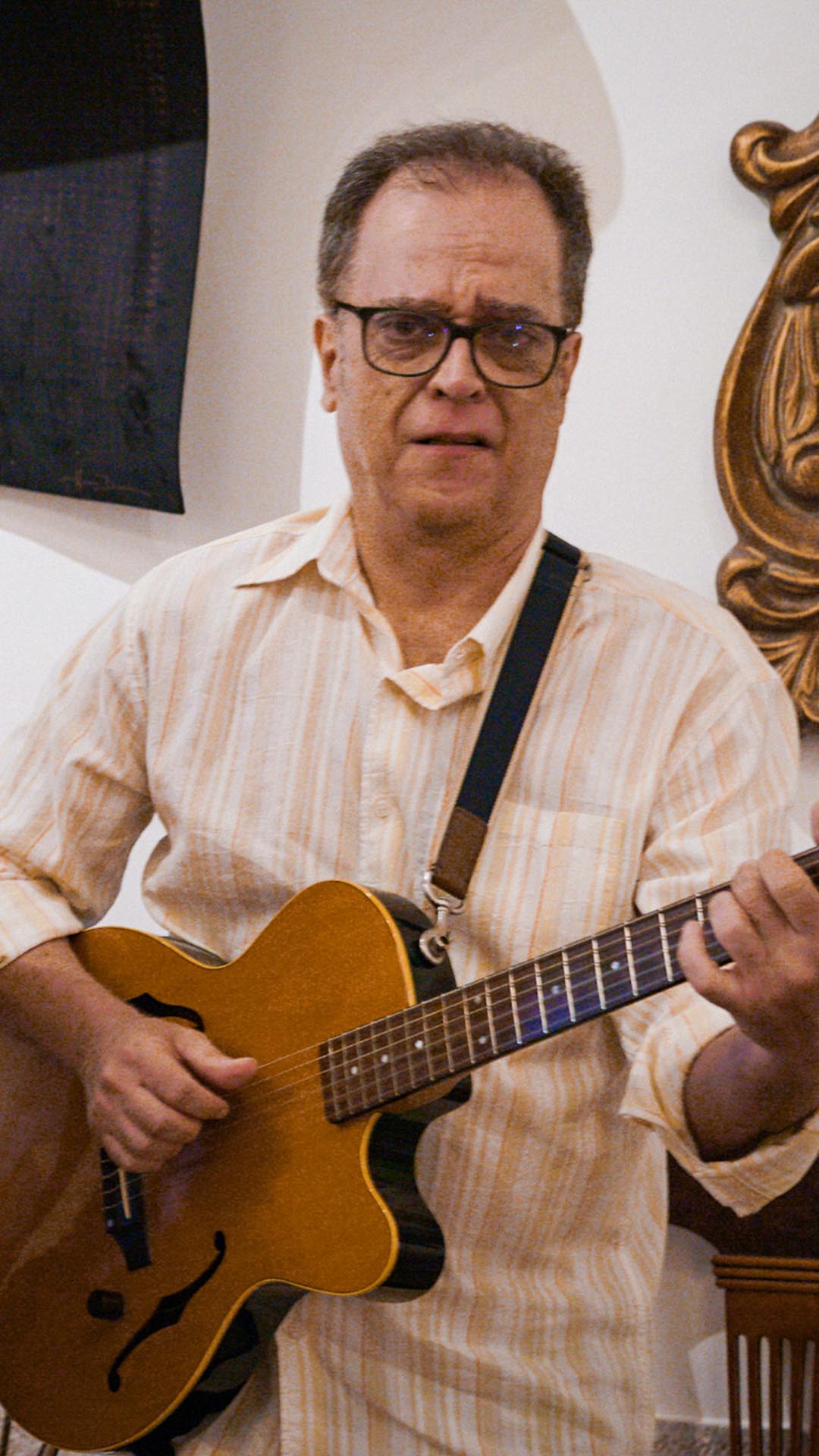 O músico Marcos Nabuco. 