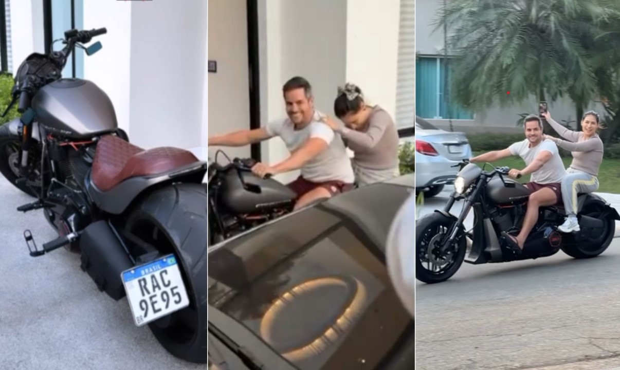 Carlinhos Maia ganha moto de Simome Mendes e Kaká Diniz - Foto: Reprodução / Instagram