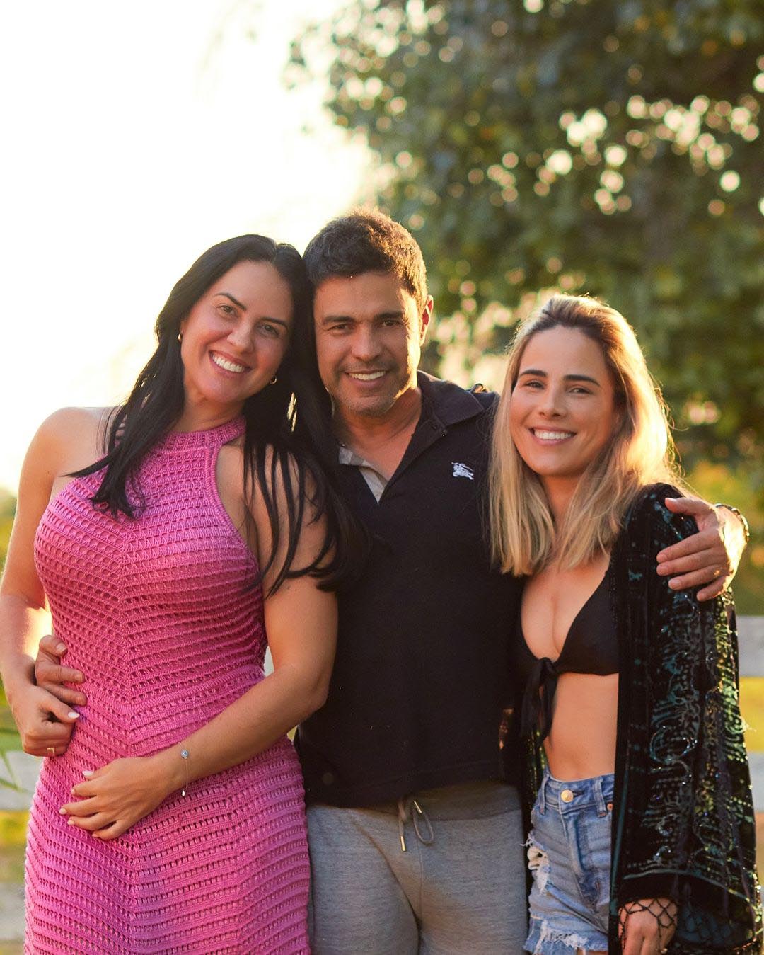 Graciele Lacerda, Zezé Di Camargo e Wanessa Camargo - Foto: Reprodução / Instagram