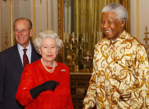 Rainha Elizabeth ll e Nelson Mandela