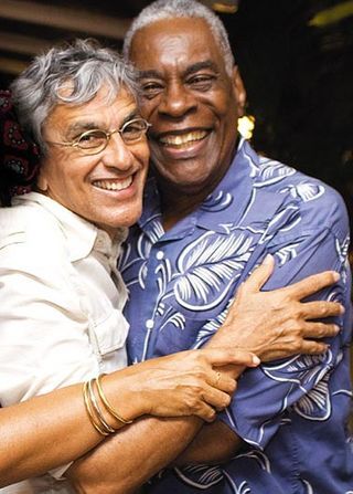 Caetano Veloso e Haroldo Costa