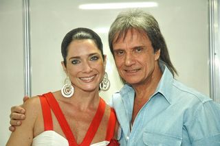 Letícia Spiller e Roberto Carlos