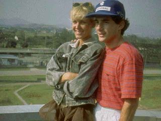Xuxa e o namorado Ayrton Senna
