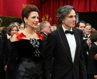 O ator Daniel Day-Lewis e a esposa Rebecca Miller