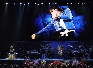 Homenagem a Michael Jackson no Staples Center, em Los Angeles