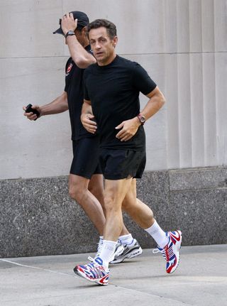 Nicolas Sarkozy corre no Central Park