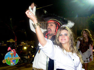 Festa do pirata - Dado Dolabella e Mirella Santos