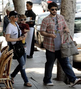 Christina Aguilera e o filho Max