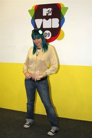 Jaqueta da Mary Moon na festa da MTV