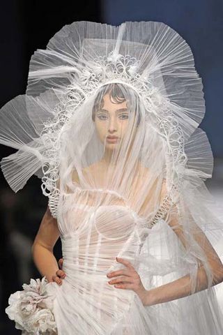Vestido de noiva - Passarela
