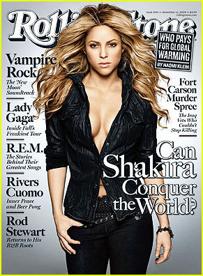 Shakira na capa da revista Rolling Stone