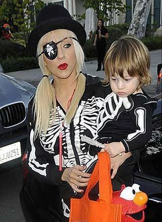 Christina Aguilera e o filho, Max