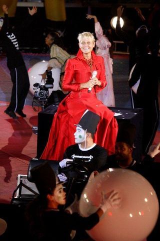 Xuxa em show beneficente no Rio