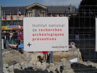 Local de exploração arqueológica na França