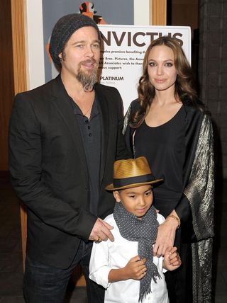 Brad Pitt, Maddox e Angelina Jolie