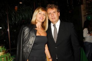 A designer Walkyria Tessari e o marido e presidente executivo da Casa Cor Ângelo Derenze