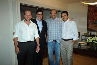 Adriano Barcellos, Paulo Leite Neto, Alberto Khzouz e André Martins