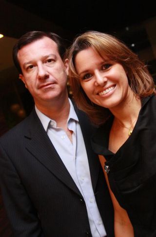 O empresário Renato Amorim e a arquiteta Adriana Berford, também premiada
