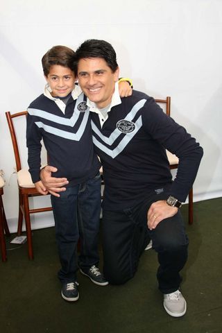 Cesar Filho com o herdeiro Luigi