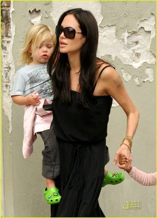 Shiloh e Angelina Jolie