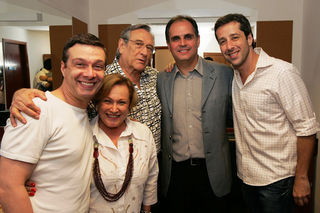 Marco Antonio Pâmio, Nicette Bruno, Paulo Goulart, Sr. Carlos Eduardo Lopes Maciel e Otavio Martins