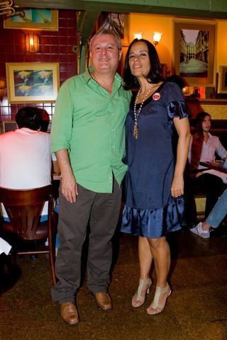 Gerard França e Paula Valeria