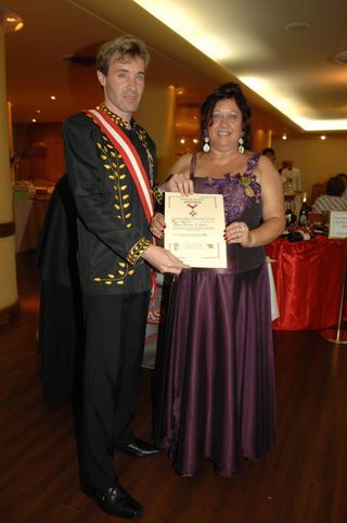 Thiago Menezes e Maria Helena de Castro