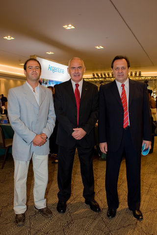 Alvaro Del Pino, Carlos Enrique Meyer e Gustavo Santos
