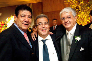 Joel Santana, Alcides Antunes e Celso Barros