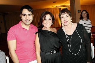Thales Sabino, Denise Barbosa e Marlene Galeazzi