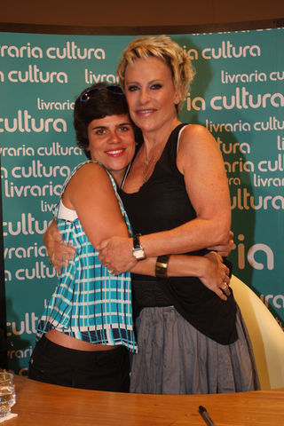 Ana Maria Braga com a filha Mariana