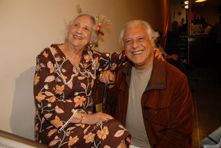 Antonio Fagundes e a mãe Lídia