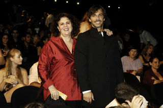 Marcelo Faria com a mãe Kátia Achcar