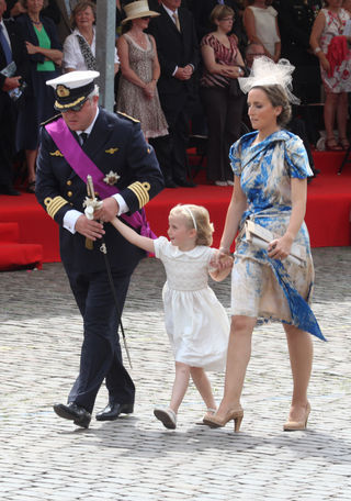 Príncipe Laurent, Princesa Louise e a Príncesa Claire