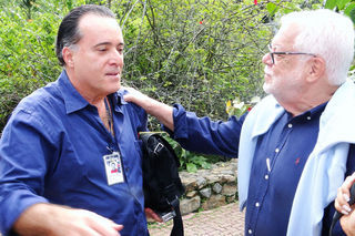 Tony Ramos e Manoel Carlos