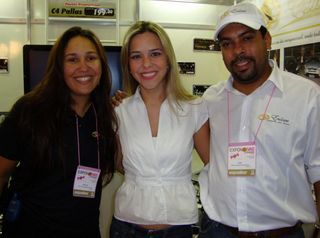 Monique Santos, Caren Daniela e Adair dos Santos