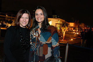 Evelin Sayar e Renata Mergulhão