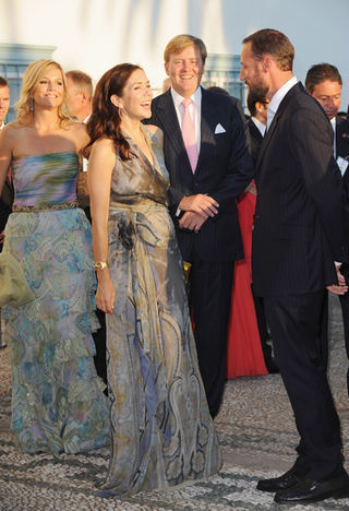 Princesa Máxima e Willem Alexander da Holanda, Princesa Mary da Dinamarca e Príncipe Haakon da Noruega