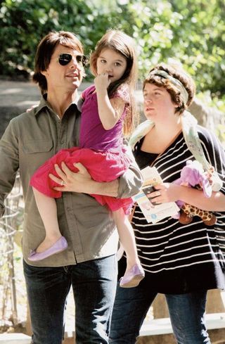 Tom Cruise e as filhas