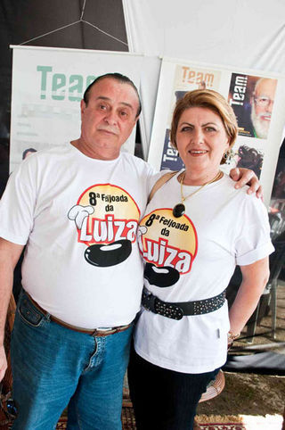 Roberto Spósito e esposa Ana Sílvia