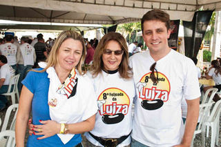 Rose Berger, Maria Luiza Grein e Fabrício de Oliveira