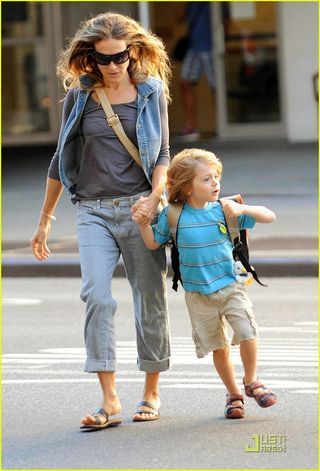Sarah Jessica Parker com o filho James