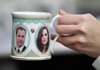 Canecas para festejar o casamento do Príncipe William com Catherine Middleton