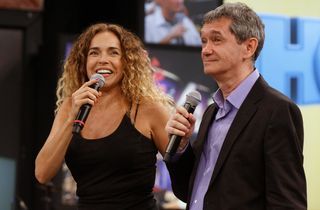 Daniela Mercury e Serginho Groisman