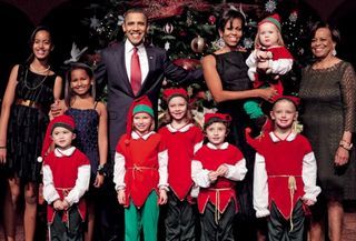 Michelle e Barack Obama antecipam seu Natal