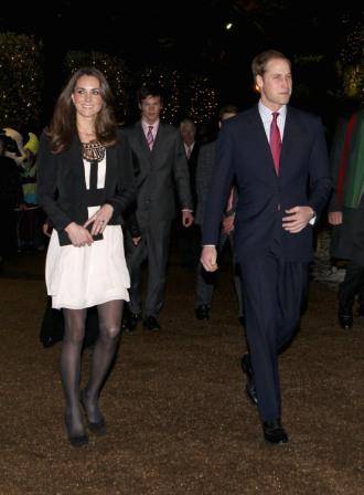 Kate Middleton acompanhada de seu amado príncipe William
