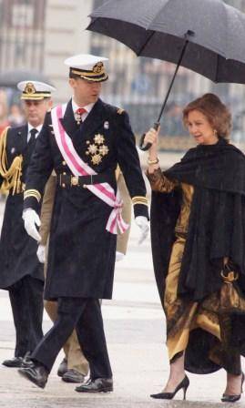 Rainha Sofia e Príncipe Felipe, da Espanha