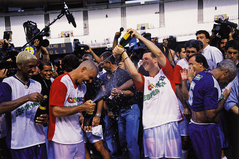 Ronaldo Nazário e Michael Schumacher