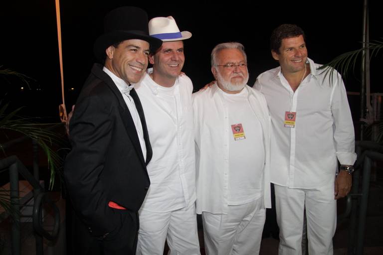 Luiz Calainho, Eduardo Paes, Ricardo Amaral e Alexandre Accioly