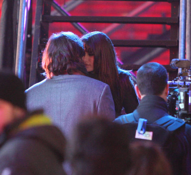 Ashton Kutcher e Lea Michele: beijo em Nova York